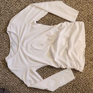 2 Maternity shirts, long sleeve, sz M